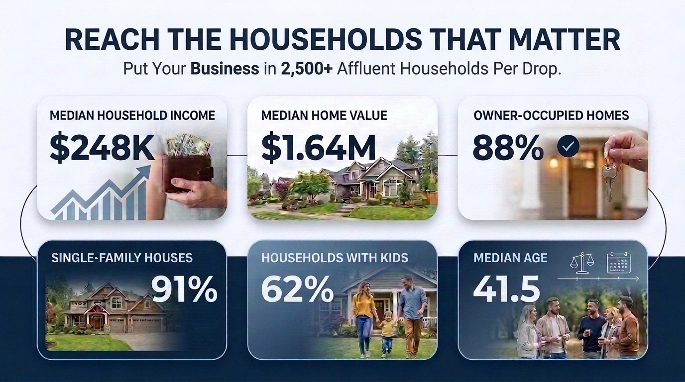 Reach the households that matter - Audience demographics and distribution reach